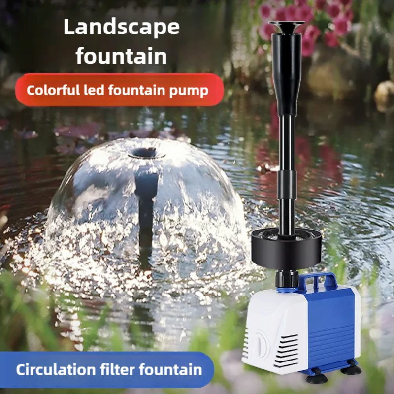 Aquarium Fish Images - 110V 220V Pompa fontannowa do stawu