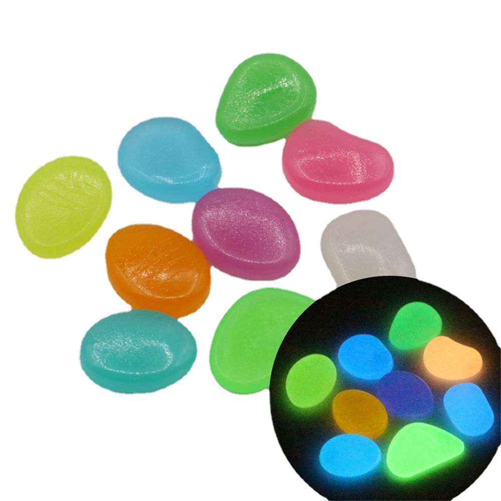 Aquarium Fish Saltwater - 50 sztuk świecący kamień fluorescencyjny żwir