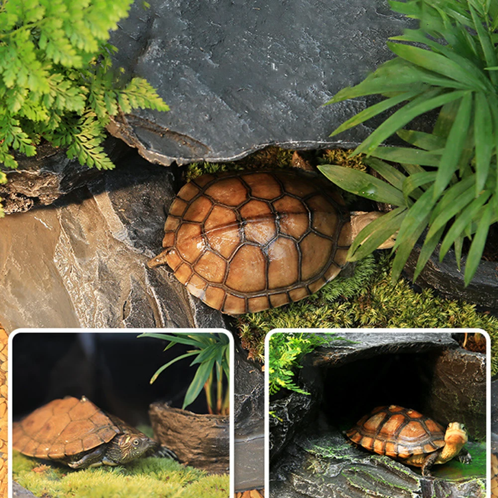 Platforma do opalania dla żółw – Aquarium Decoration Rock recenzja i cena