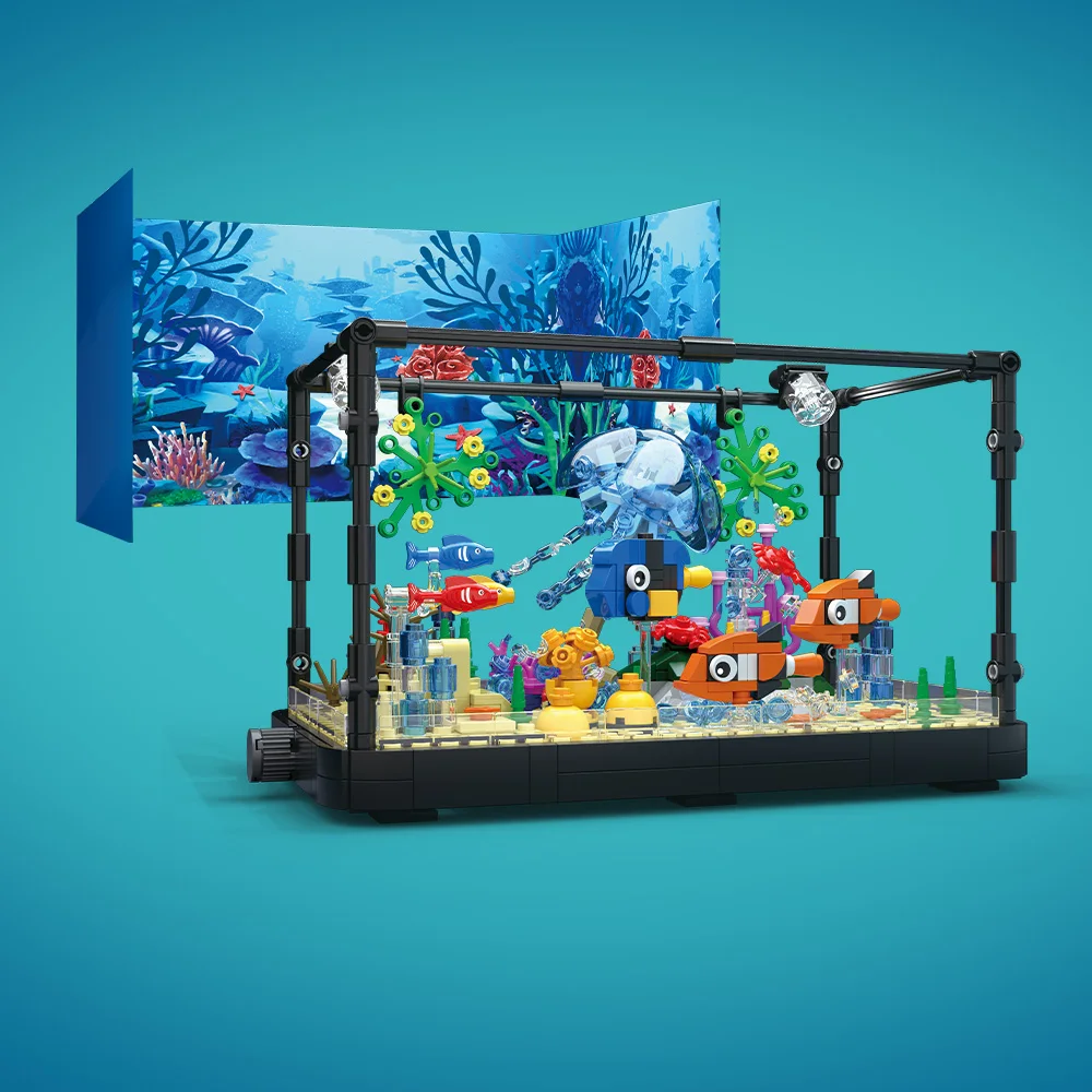 Zestaw klocków do budowy akwar – Aquarium Fish Saltwater recenzja i cena