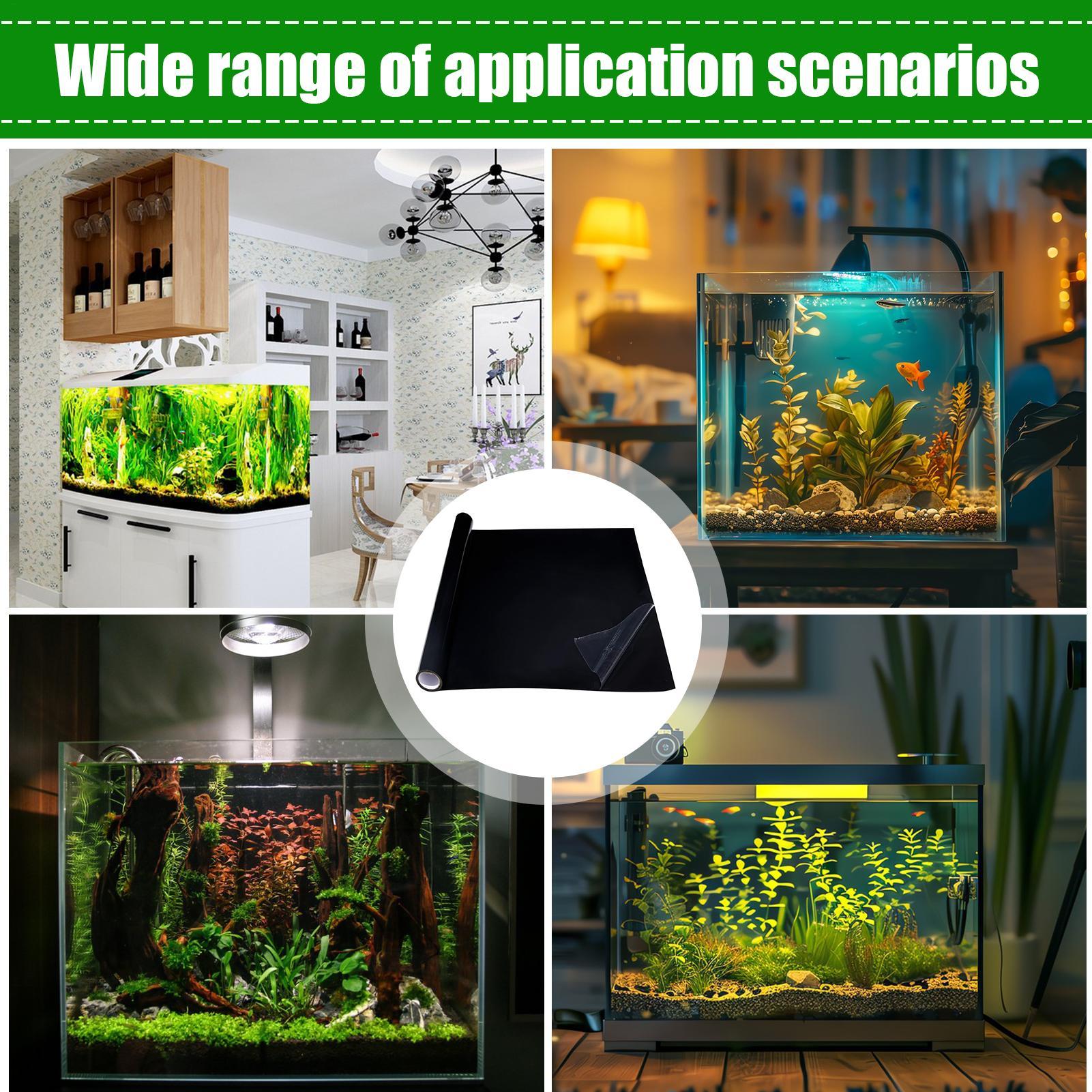 Tło do akwarium, naklejane, cz – Aquarium Fish Beautiful recenzja i cena